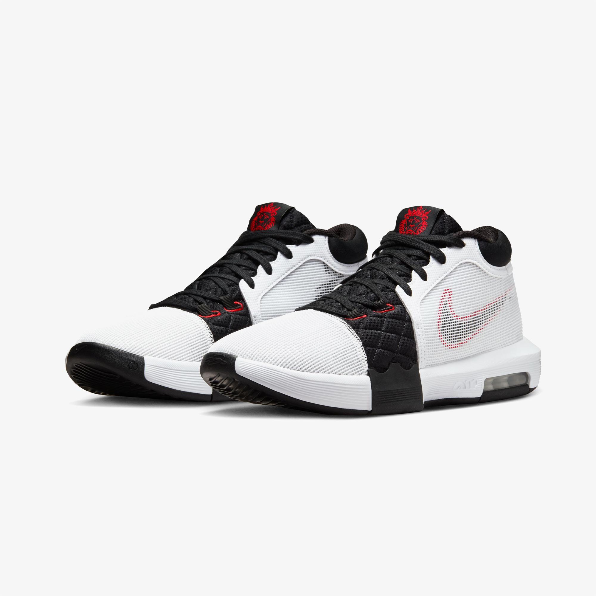 Nike LeBron Witness 8 Erkek Beyaz Basketbol Ayakkabısı