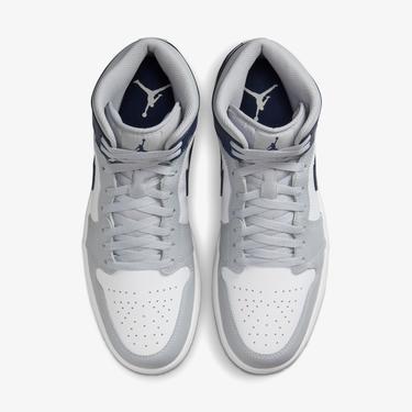  Jordan Air 1 Mid Erkek Beyaz Spor Ayakkabı