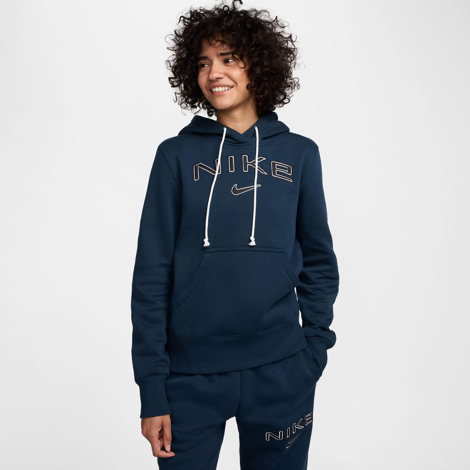 Nike Sportswear Phoenix Fleece Kadın Lacivert Sweatshirt