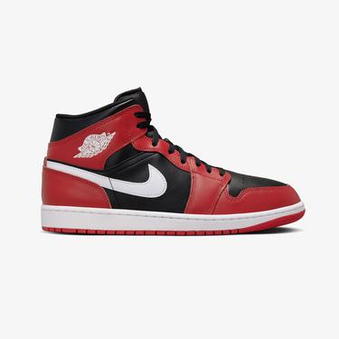  Jordan Air 1 Mid Erkek Siyah Spor Ayakkabı