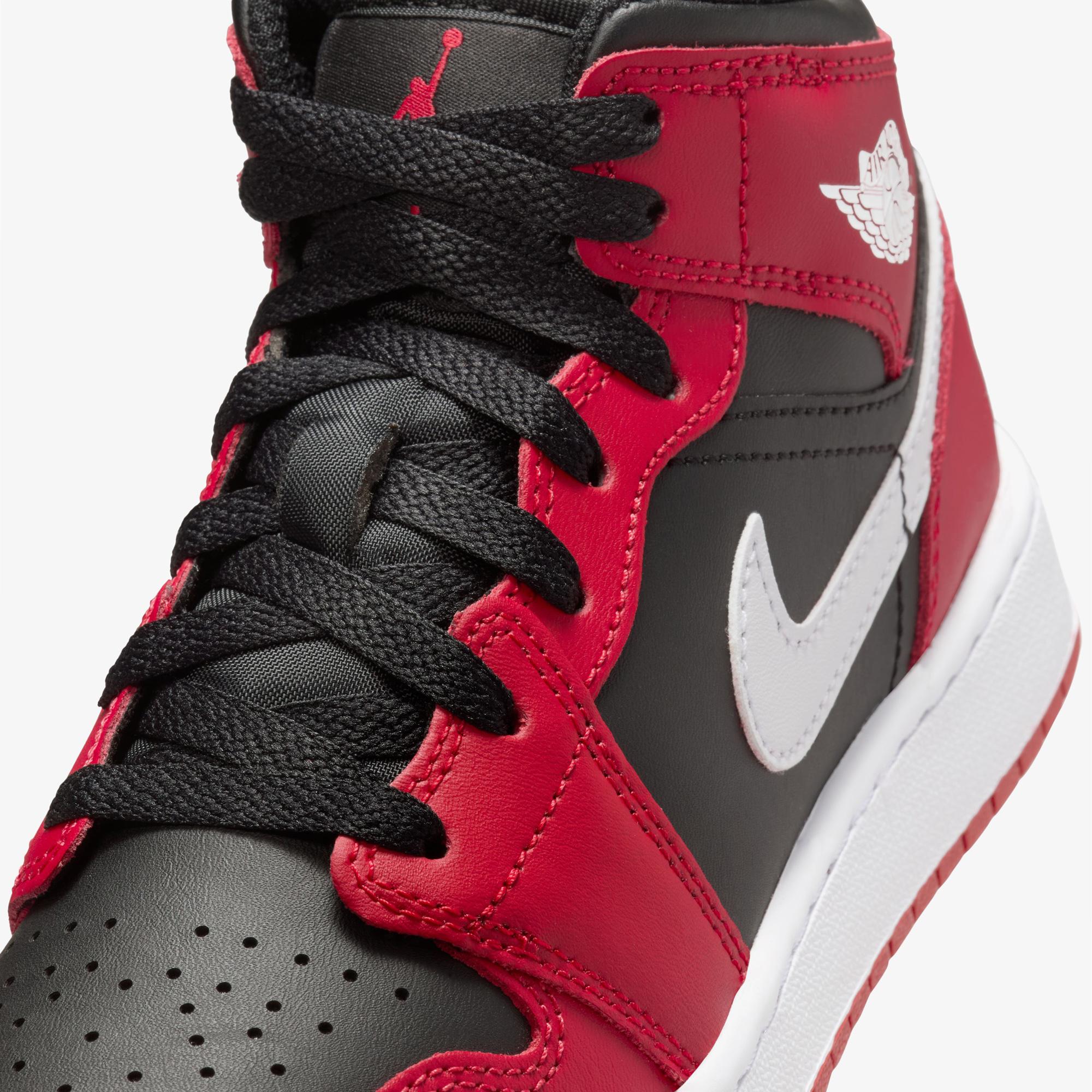 Jordan Air 1 Mid Kırmızı Spor Ayakkabı