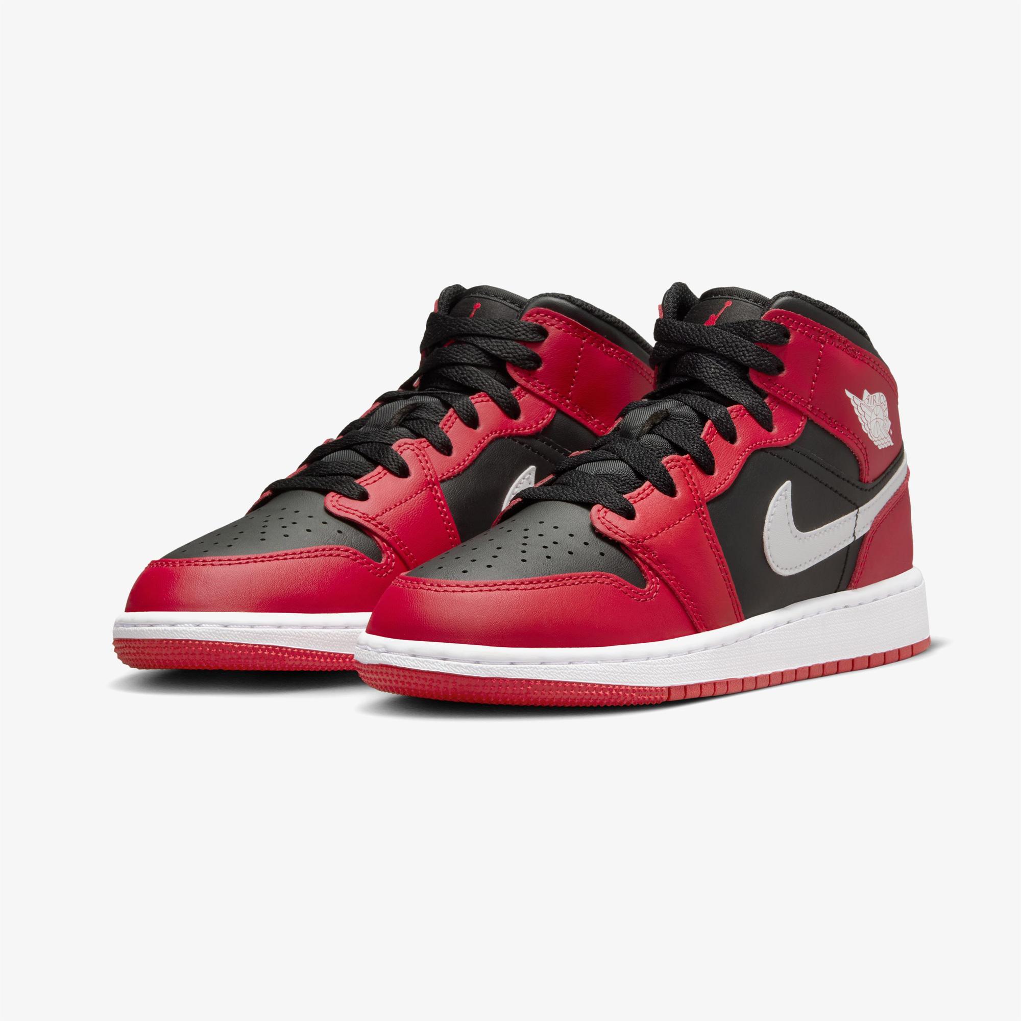 Jordan Air 1 Mid Kırmızı Spor Ayakkabı