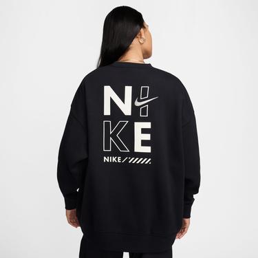  Nike Sportswear Fast Running Kadın Siyah Sweatshirt