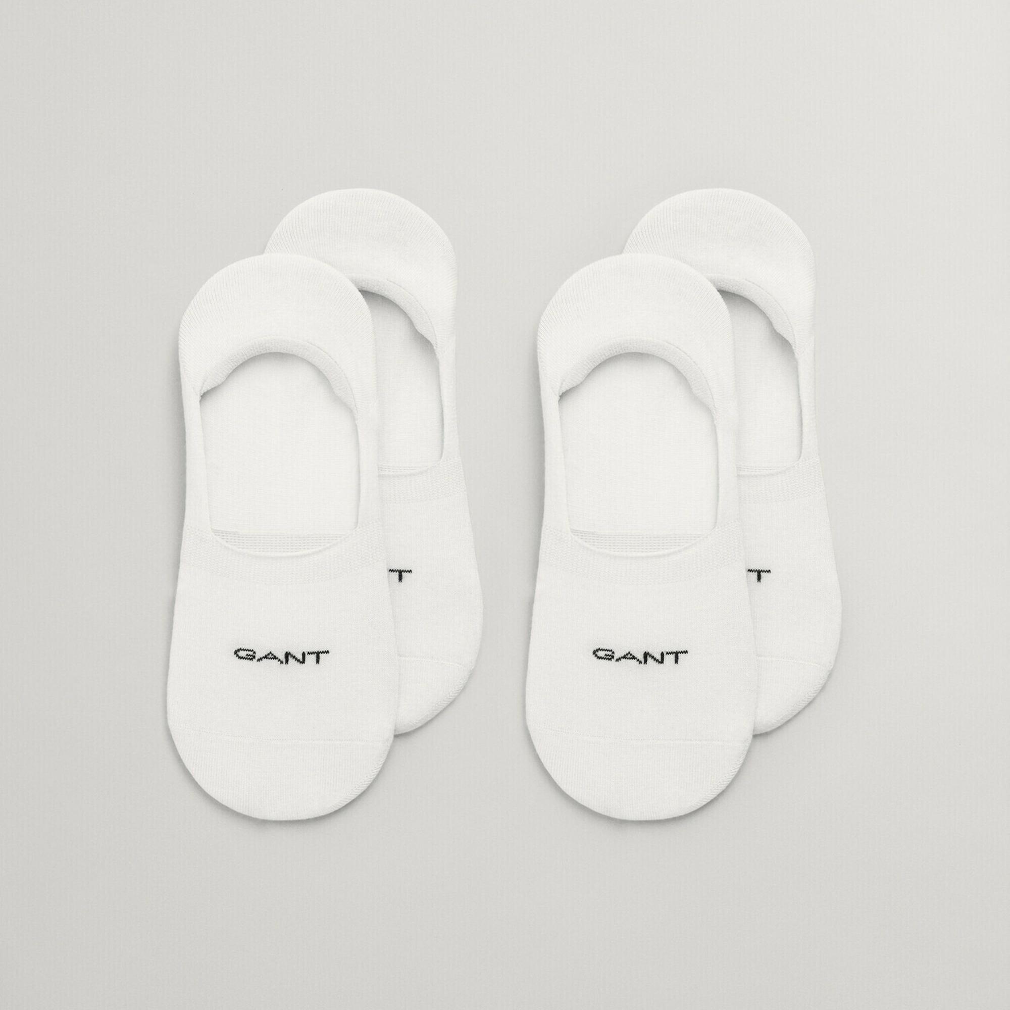 GANT Erkek Beyaz 2'li Çorap