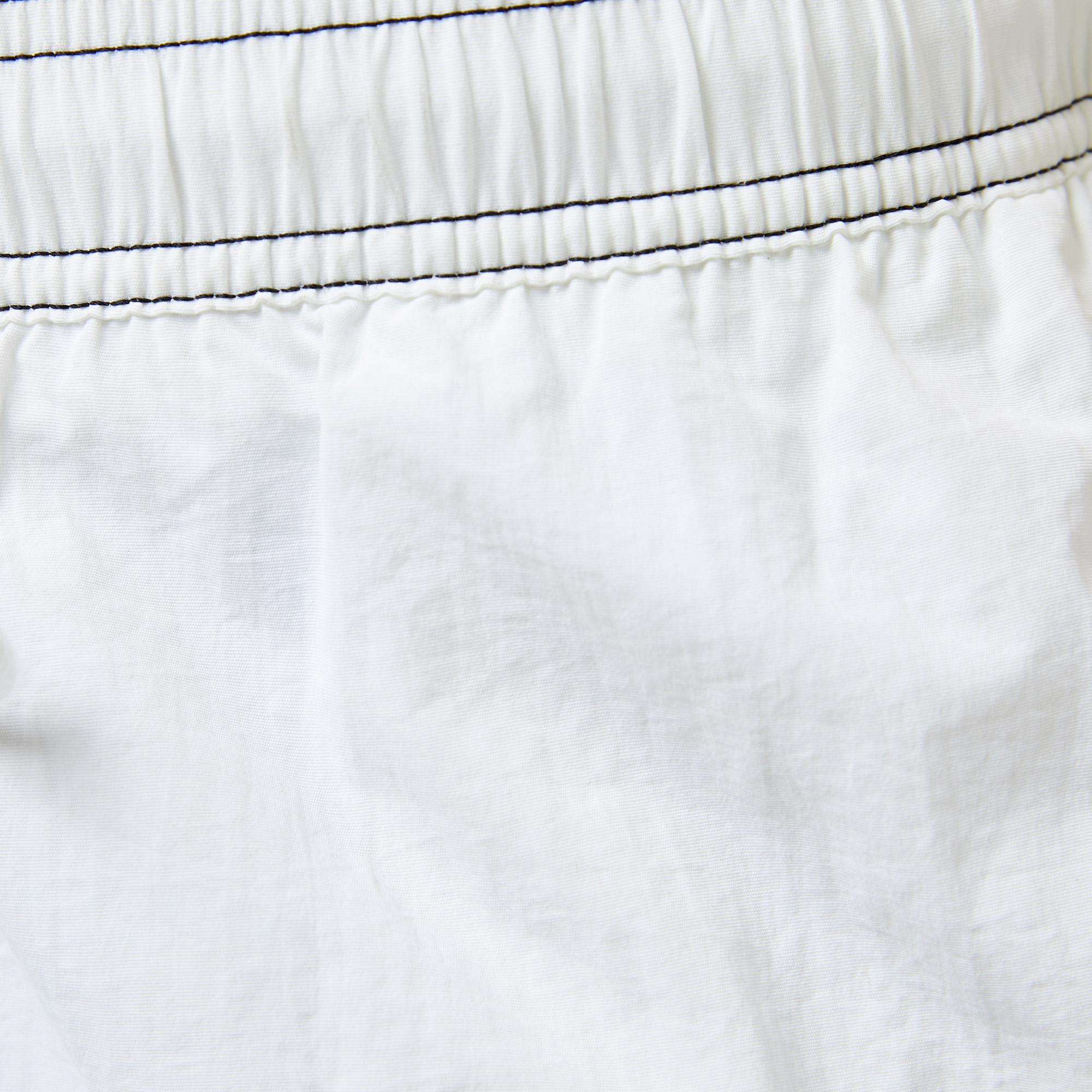 Tommy Jeans Sf Medium Drawstring Erkek Beyaz Deniz Şortu