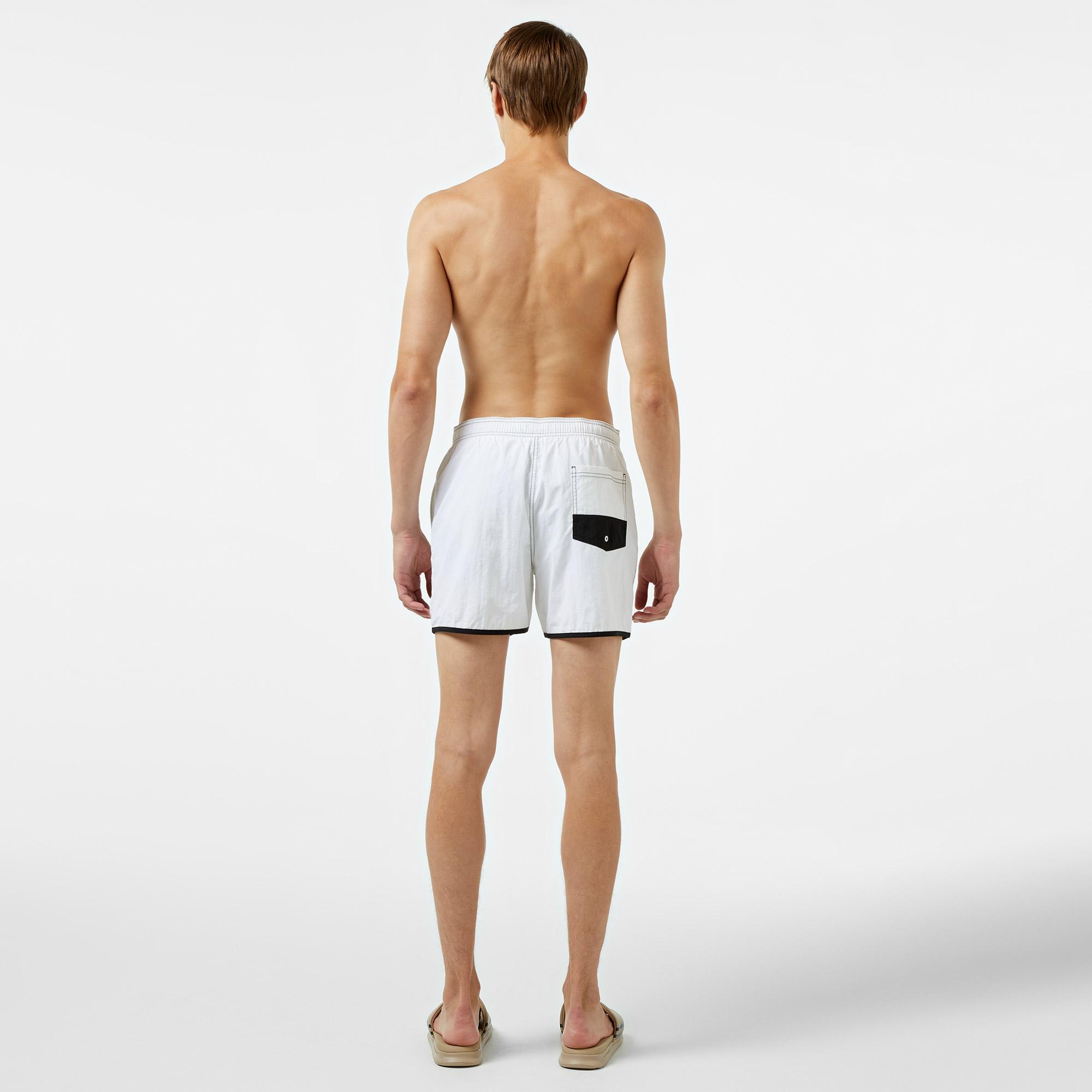 Tommy Jeans Sf Medium Drawstring Erkek Beyaz Deniz Şortu