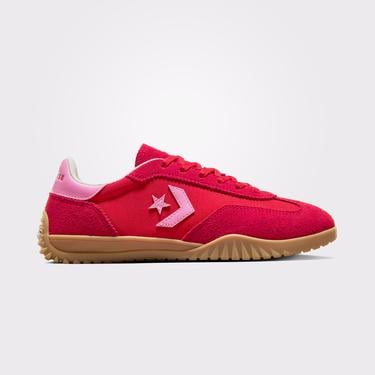  Converse Run Star Trainer Unisex Kırmızı Süet Sneaker