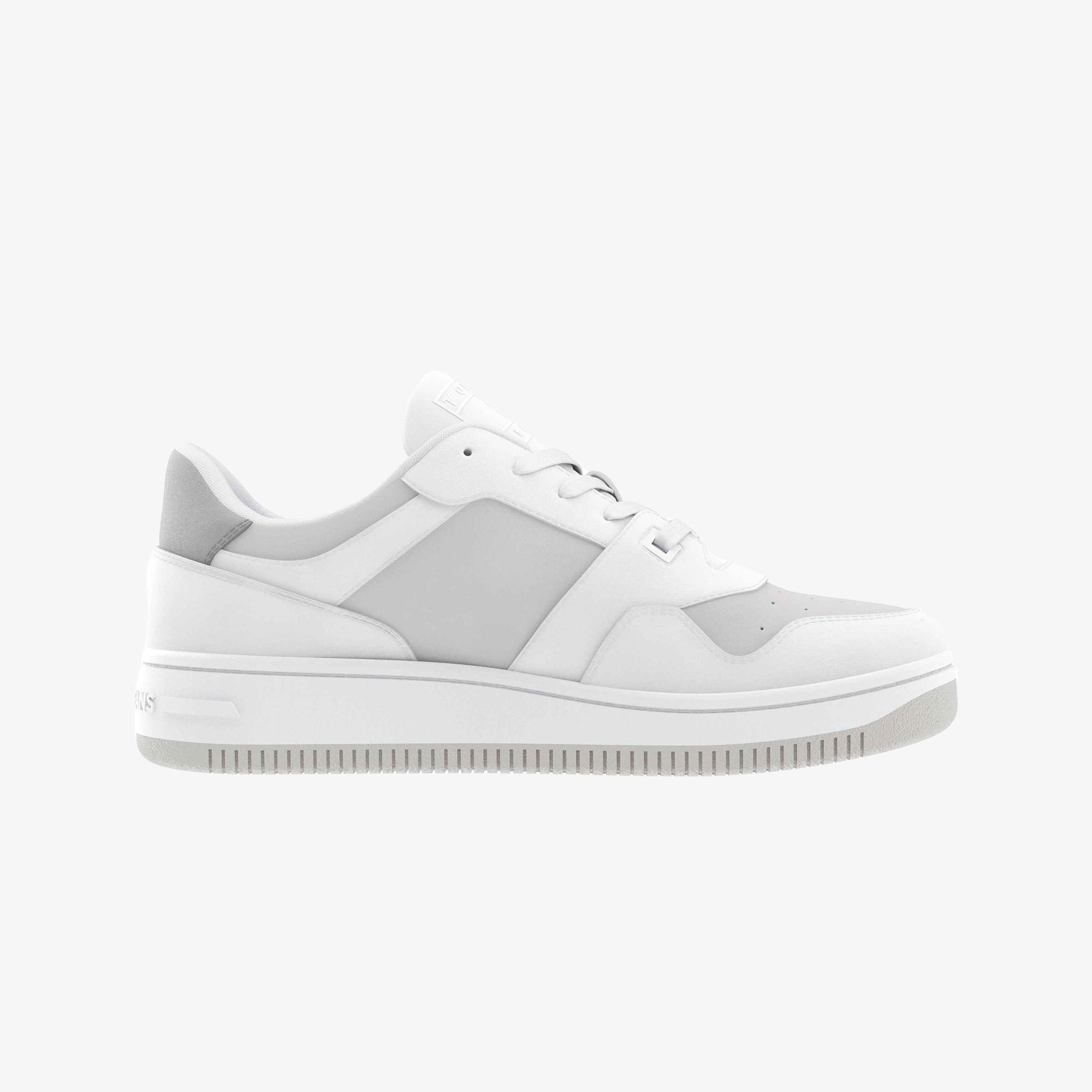 Tommy Jeans Retro Basket Tonal Kadın Gri Spor Ayakkabı