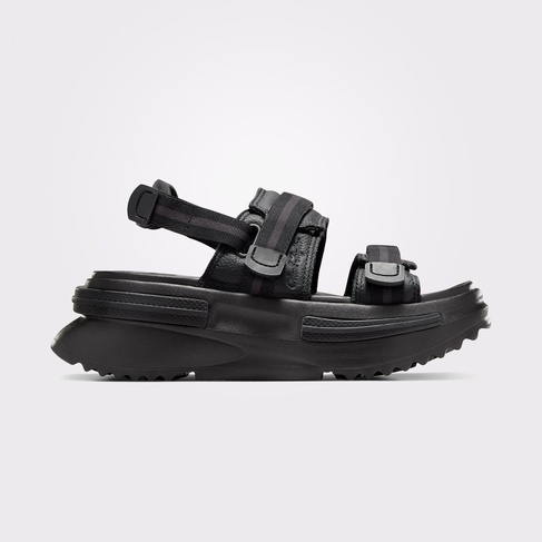  Converse Run Star Utility Sandal Cx Kadın Siyah Sandalet