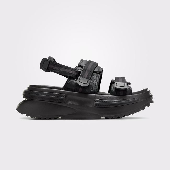  Converse Run Star Utility Sandal Cx Kadın Siyah Sandalet