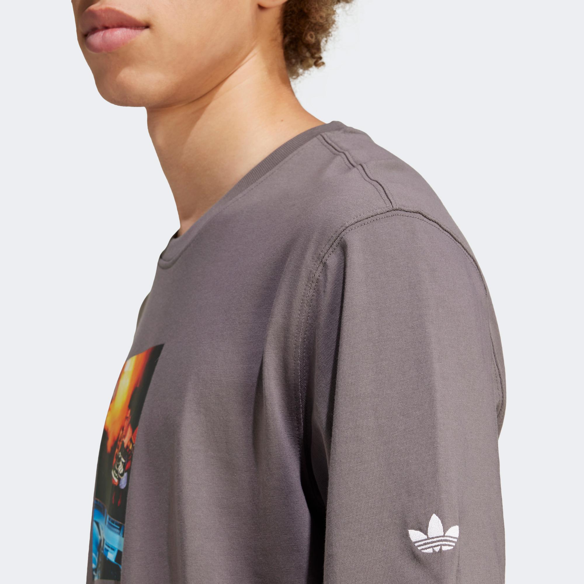 adidas Adi Pic Erkek Gri T-Shirt