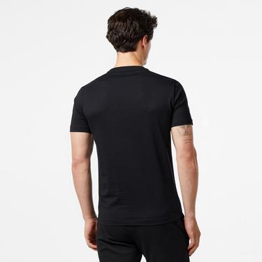  Calvin Klein Elevated Logo Embroıdery Erkek Siyah T-Shirt