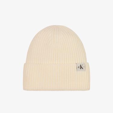  Calvin Klein Jeans Monogram Çocuk Beyaz Bere