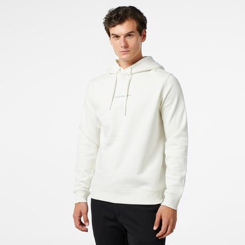  Calvin Klein Jeans Monologo Erkek Beyaz Hoodie
