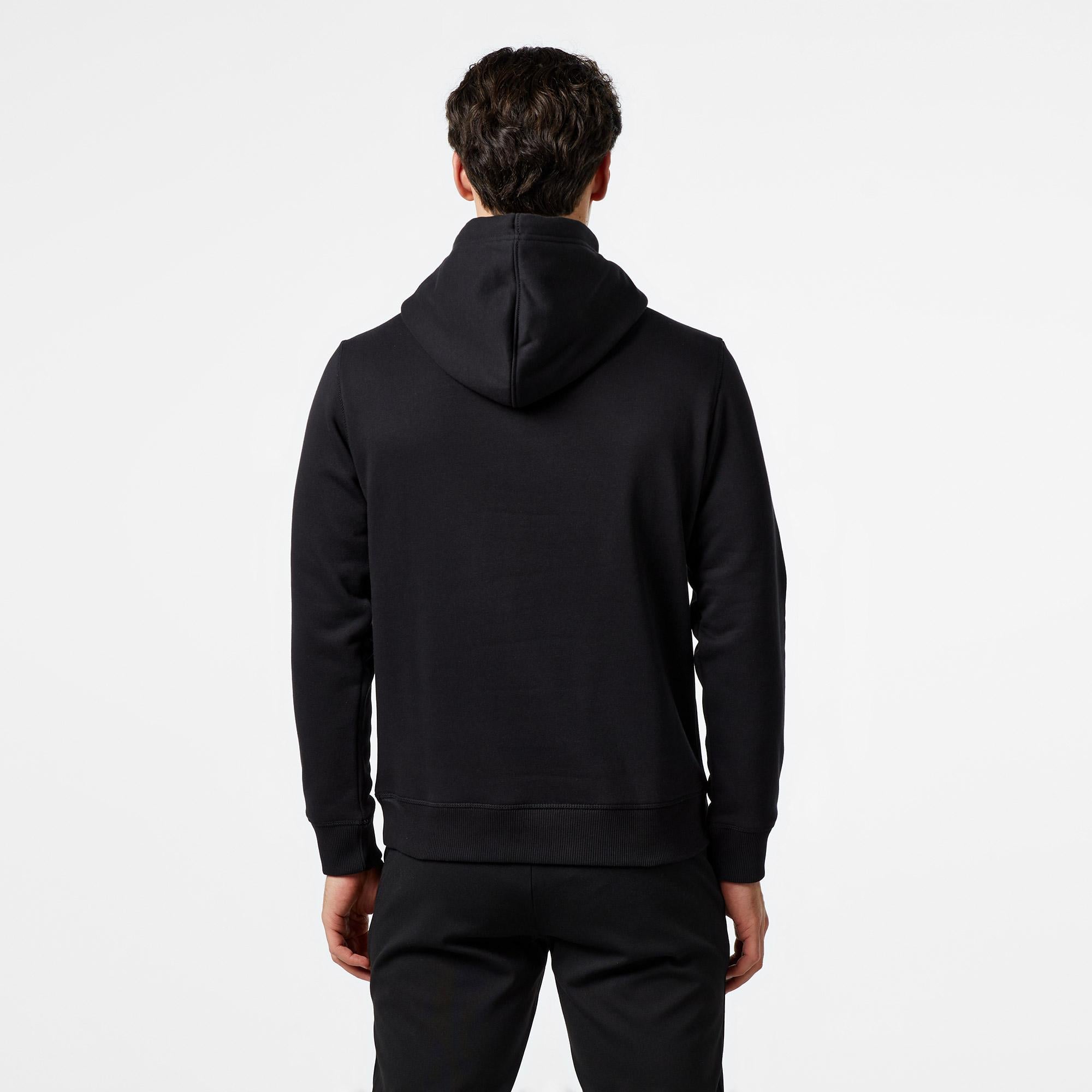 Calvin Klein Jeans Monologo Erkek Siyah Hoodie