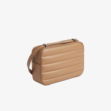  Calvin Klein Line Quilt Kadın Kahverengi Çapraz Çanta