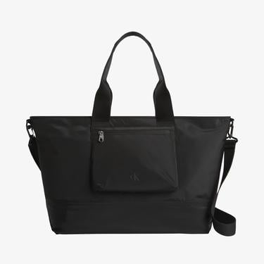  Calvin Klein Jeans Over Webbıng Ew Tote Ny Erkek Siyah Tote Çanta