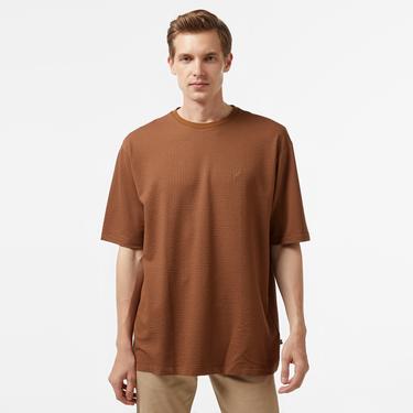  Nautica Erkek Bej Oversize T-Shirt