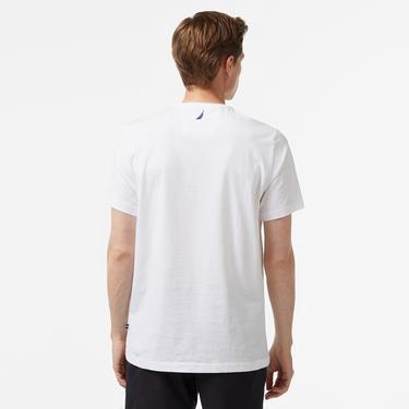  Nautica Erkek Beyaz T-Shirt