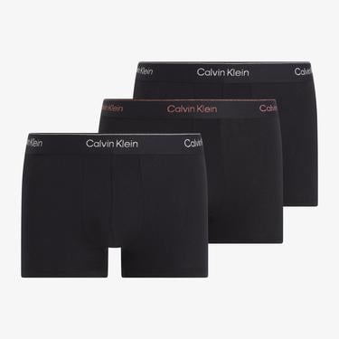  Calvin Klein Low Rise Trunk 3'lü Erkek Siyah Boxer