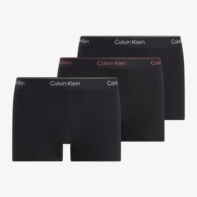  Calvin Klein Low Rise Trunk 3'lü Erkek Siyah Boxer