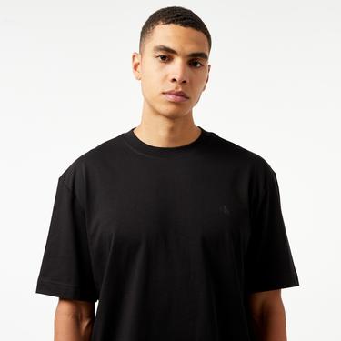  Calvin Klein Jeans Colorblock Erkek Siyah T-Shirt