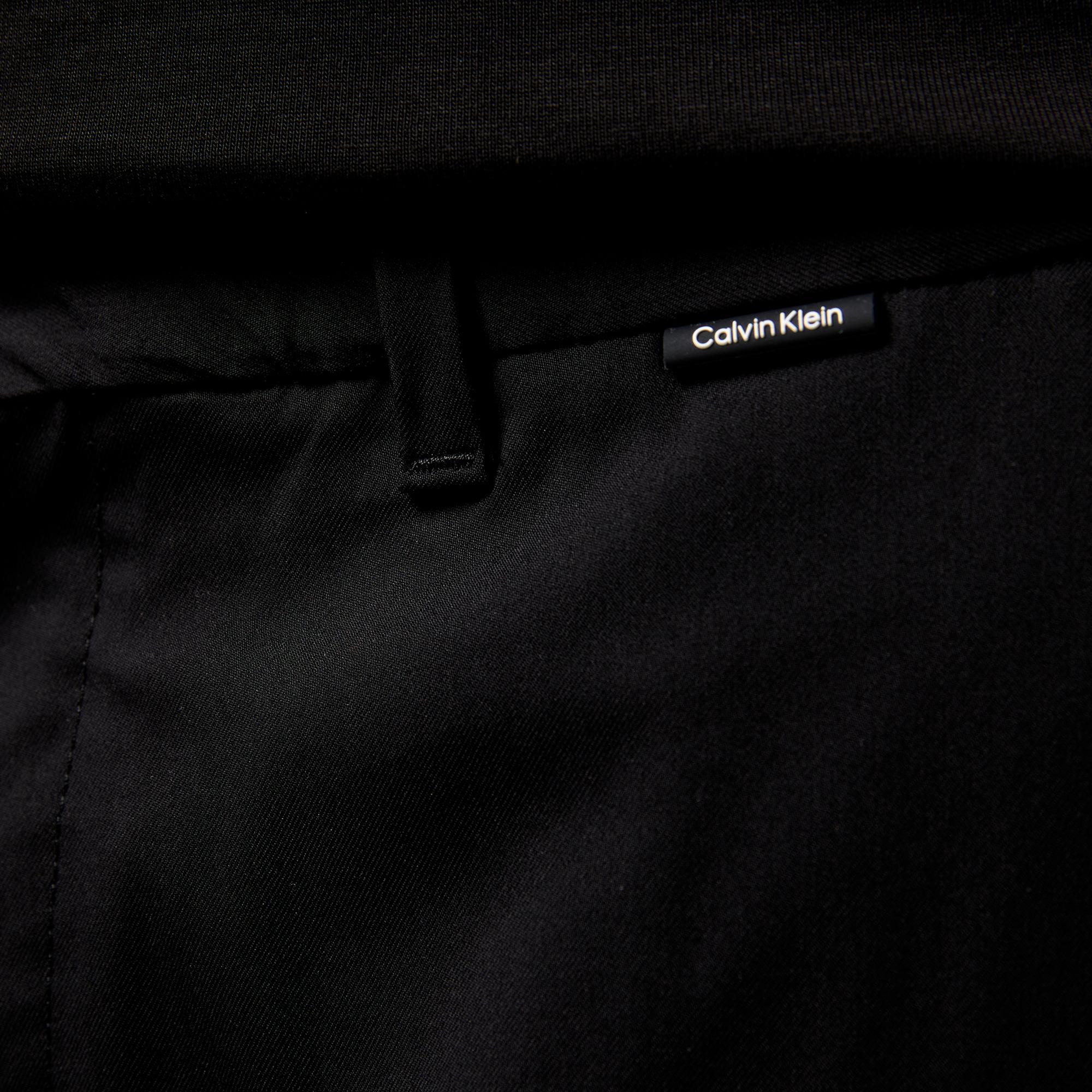 Calvin Klein Tech Cotton Stretch Tapered Erkek Siyah Jogger Pantolon