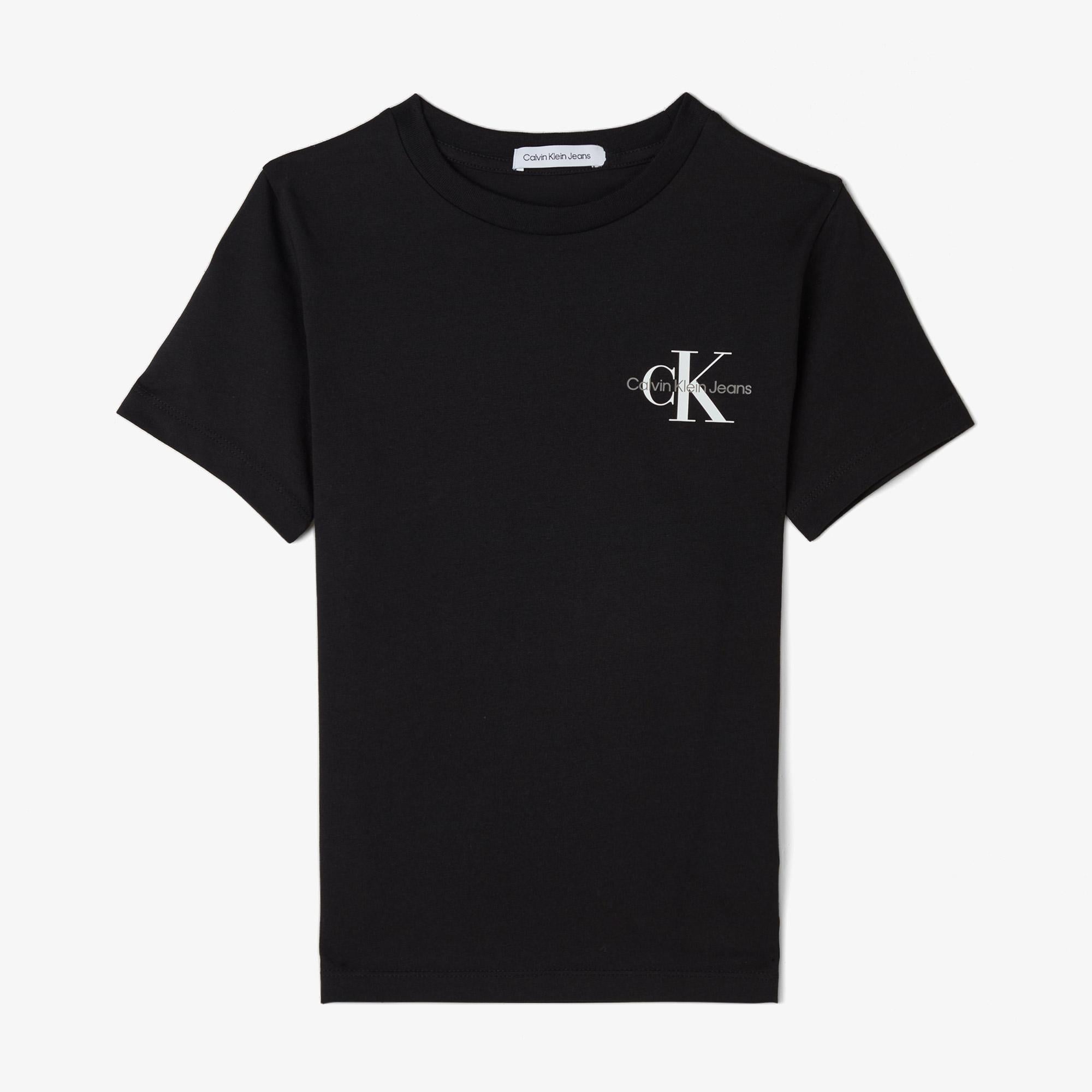 Calvin Klein Jeans Chest Monogram Çocuk Siyah T-Shirt