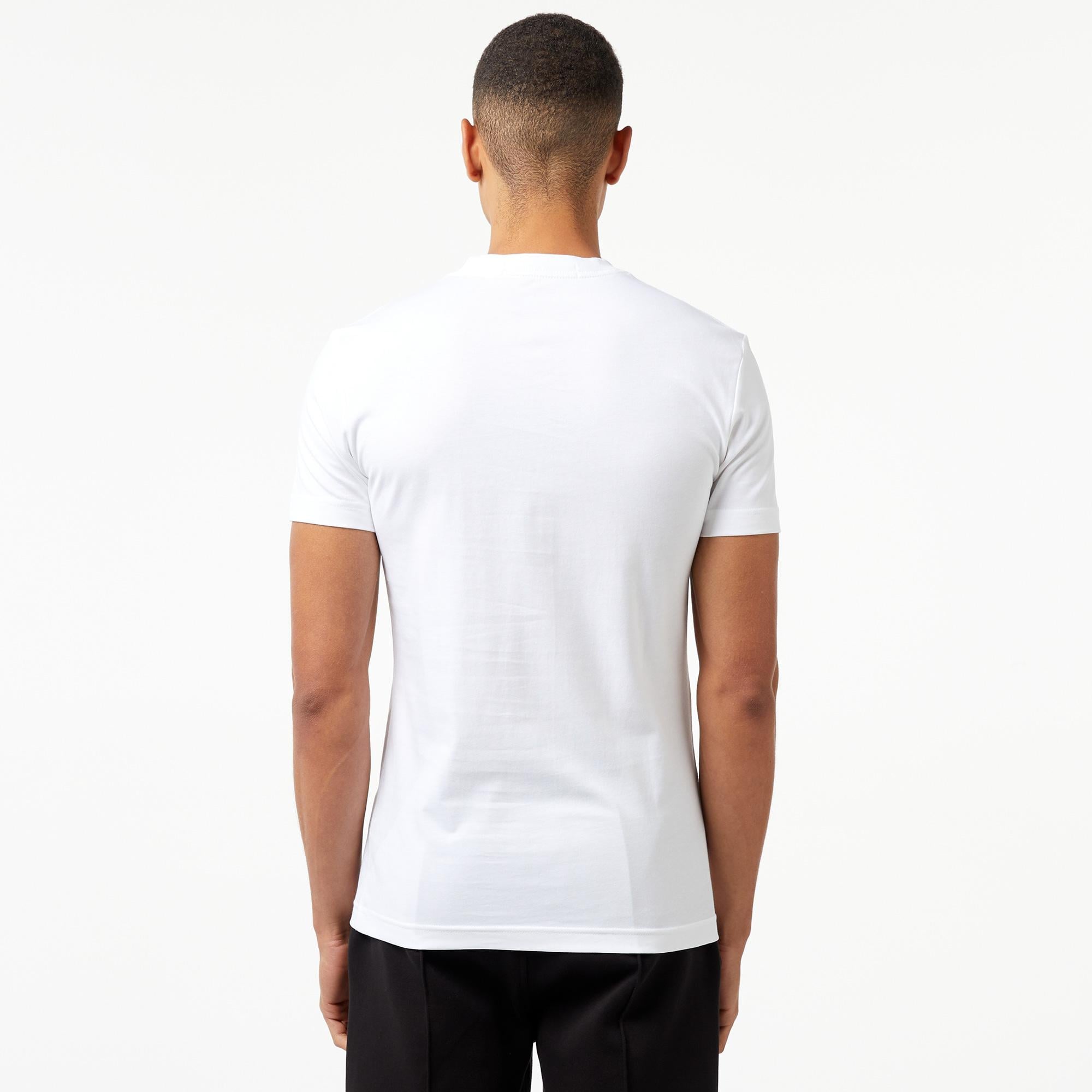 Calvin Klein Jeans Mixed institutional Logo Erkek Beyaz T-Shirt