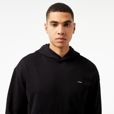  Calvin Klein Cotton Comfort Erkek Siyah Hoodie
