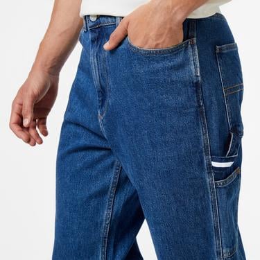  Tommy Hilfiger Jeans Skater Carpenter Archive Erkek Mavi Jean