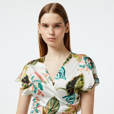  Liu Jo Kadın Beyaz Bluz