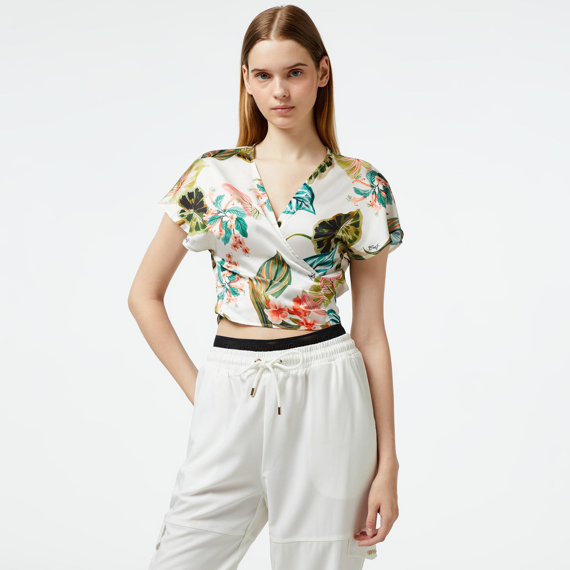 Liu Jo Kadın Beyaz Bluz