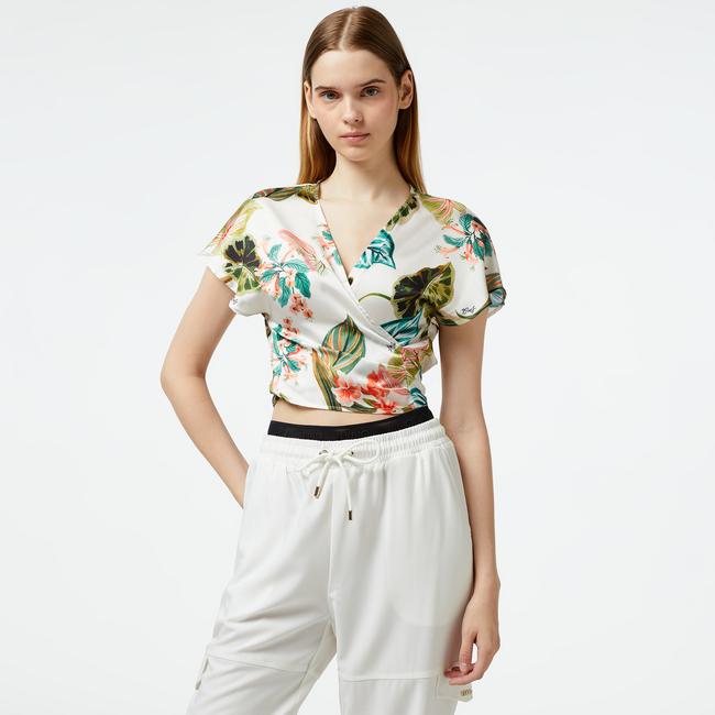  Liu Jo Kadın Beyaz Bluz