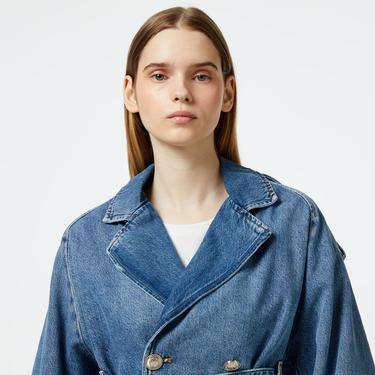  Liu Jo Kadın Mavi Ceket