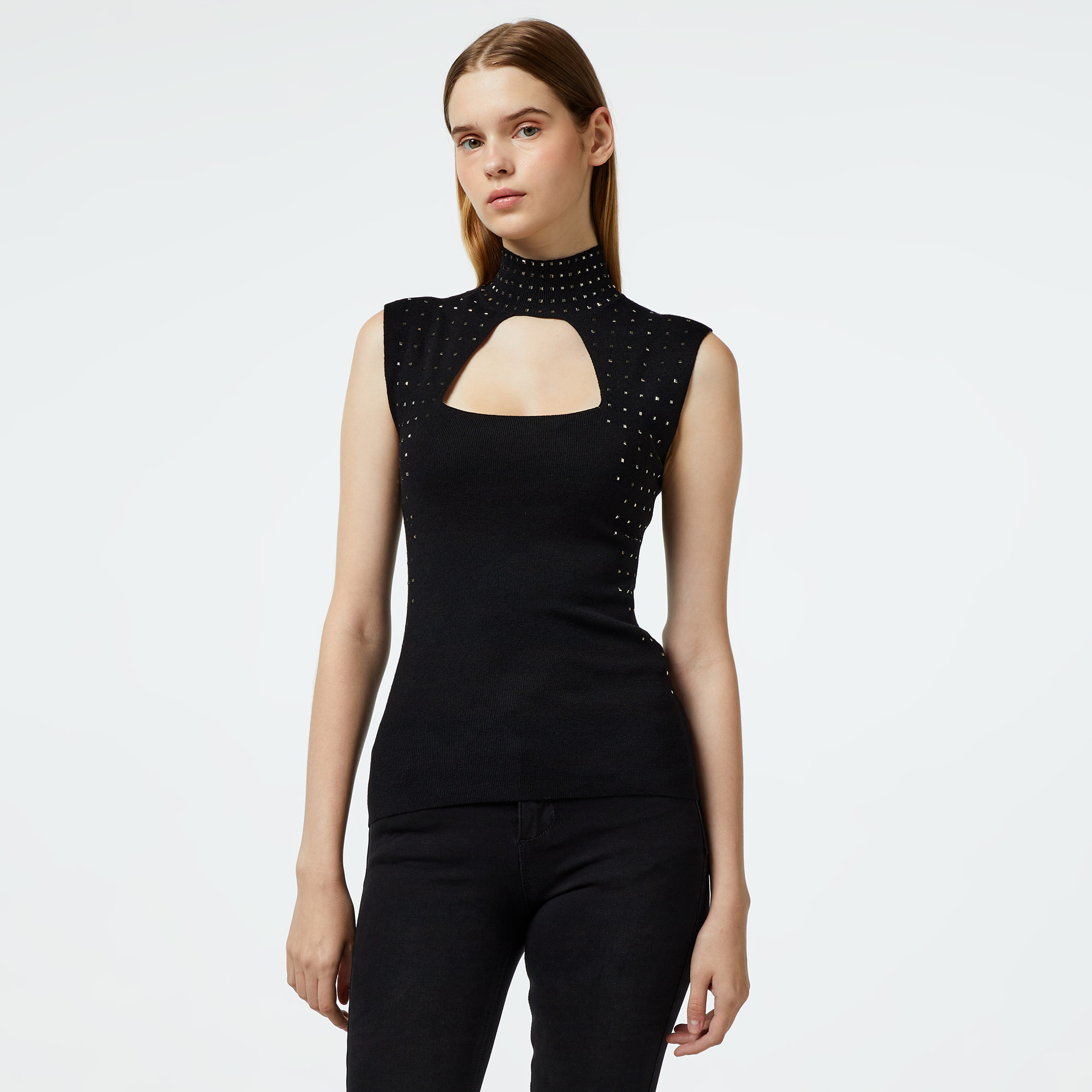  Liu Jo Kadın Siyah Triko