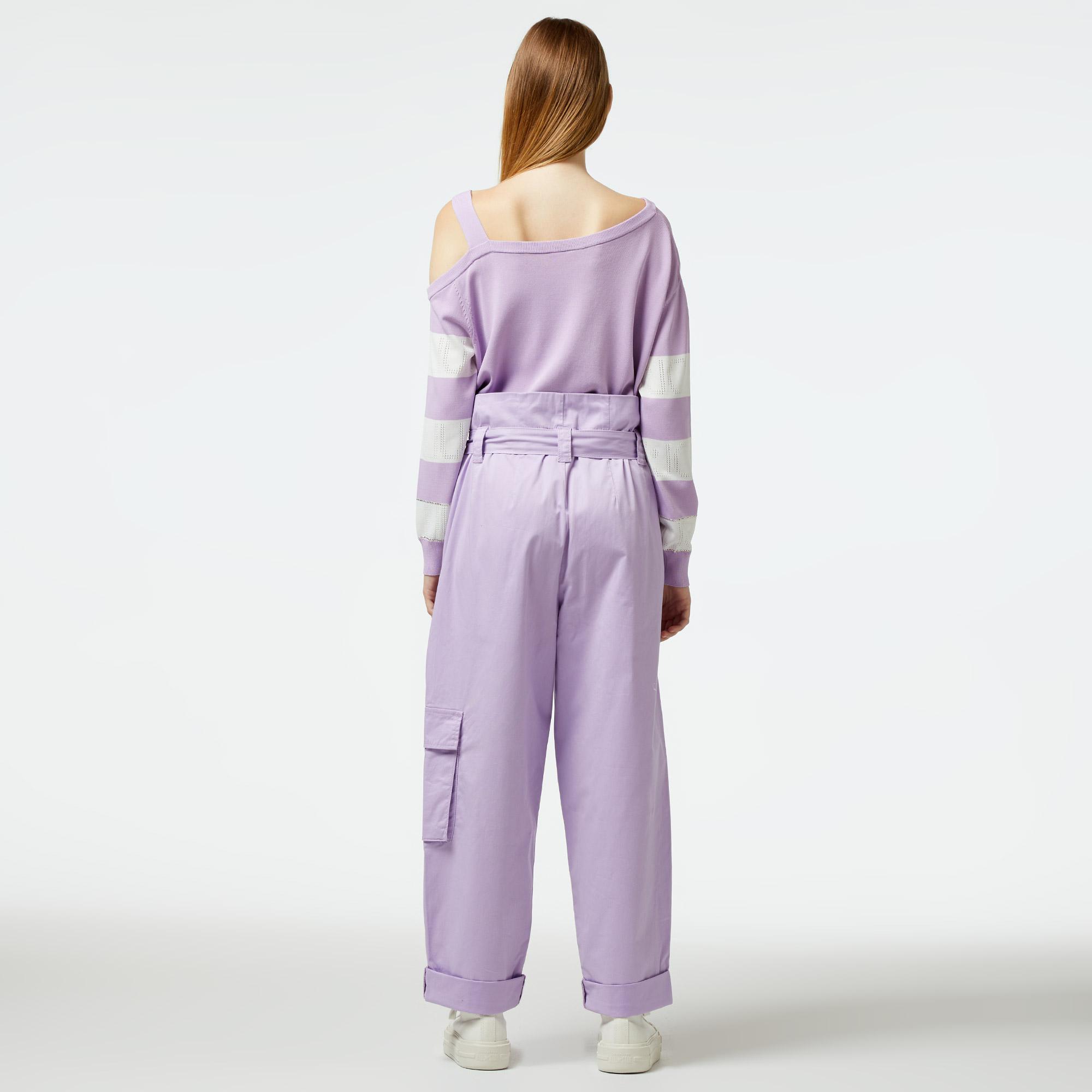 Liu Jo Kadın Mor Pantolon