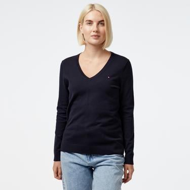  Tommy Hilfiger Kadın Mavi Triko