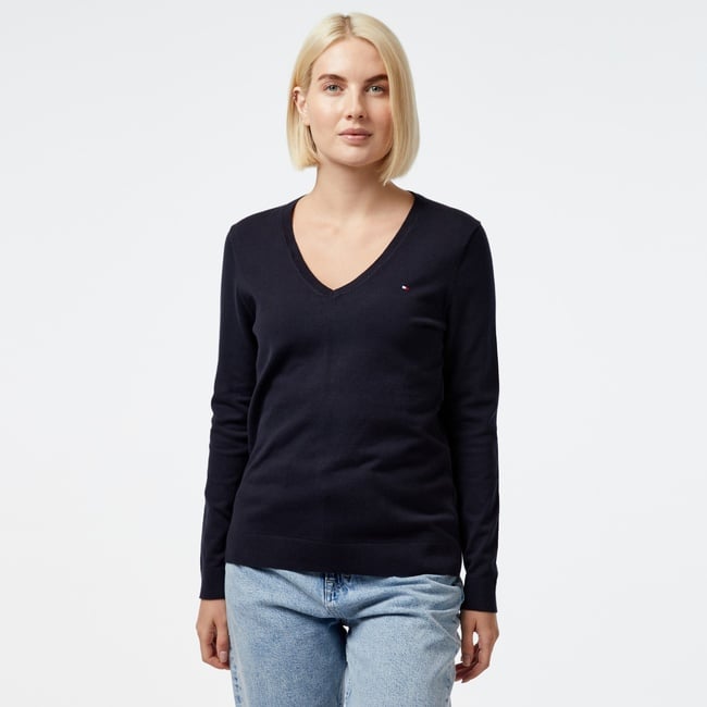  Tommy Hilfiger Kadın Mavi Triko