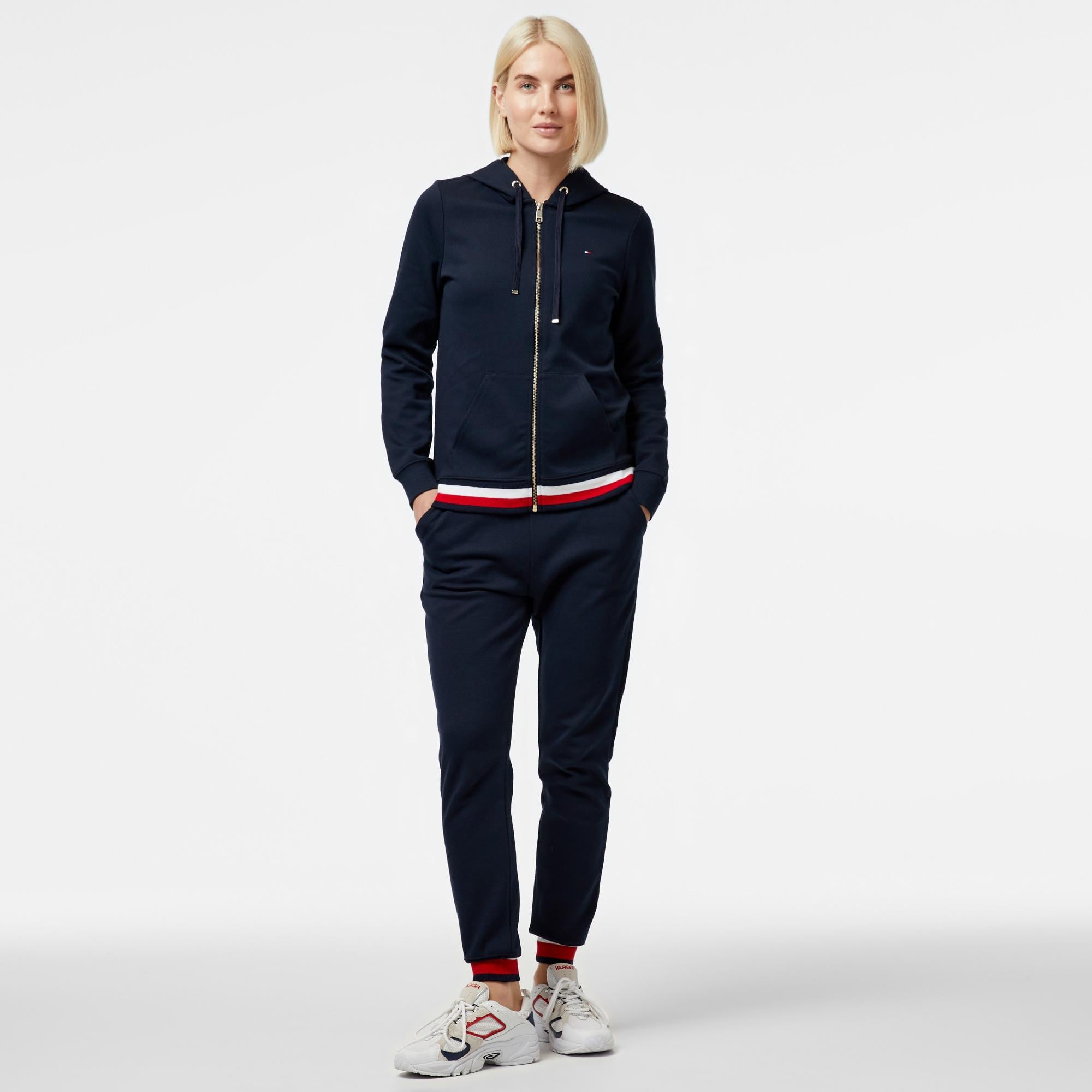 Tommy Hilfiger Kadın Mavi Sweatshirt