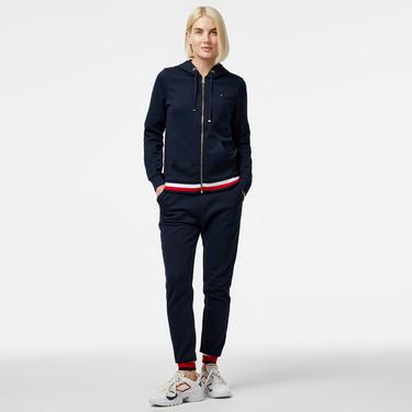  Tommy Hilfiger Kadın Mavi Sweatshirt