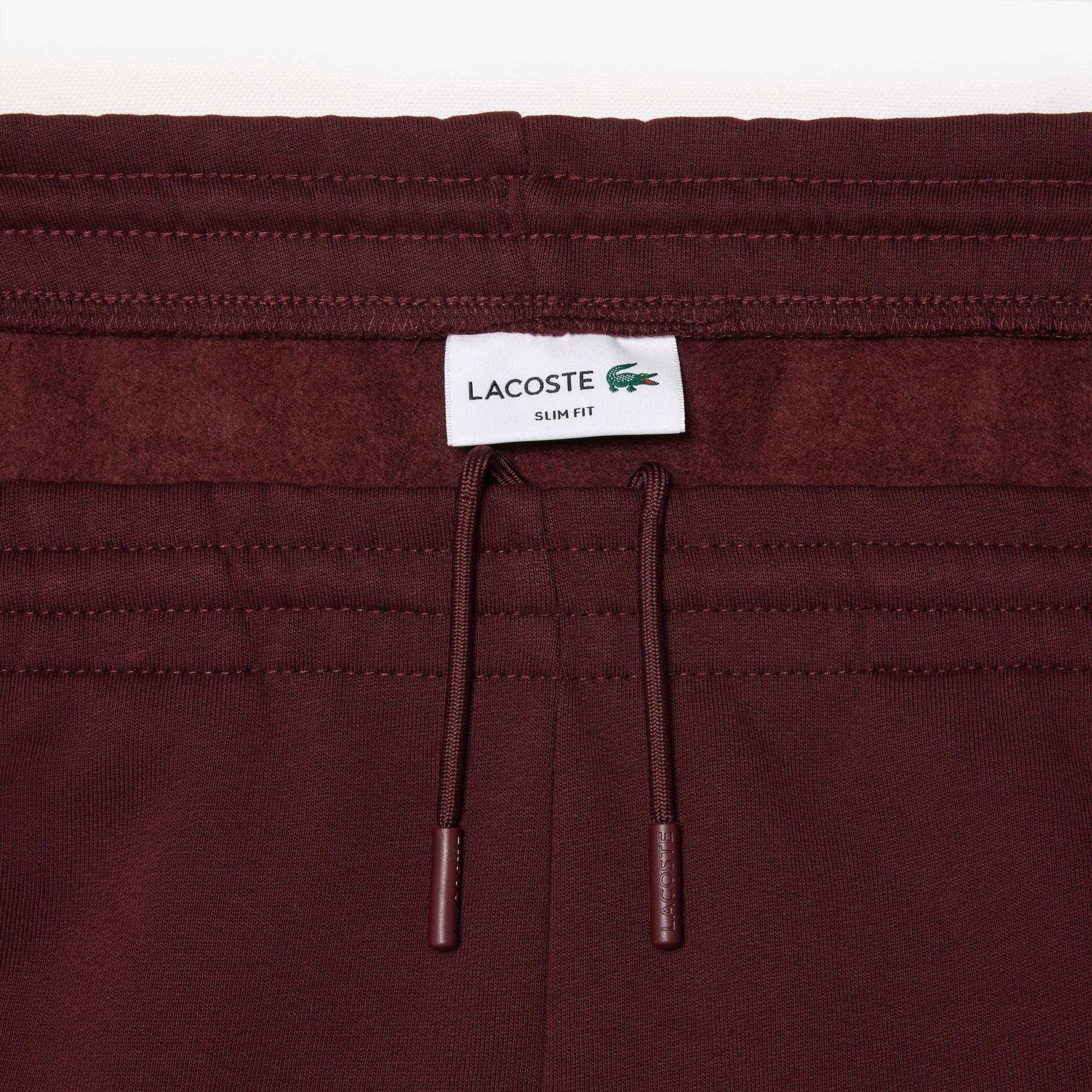 Erkek Slim Fit Bordo Eşofman Altı