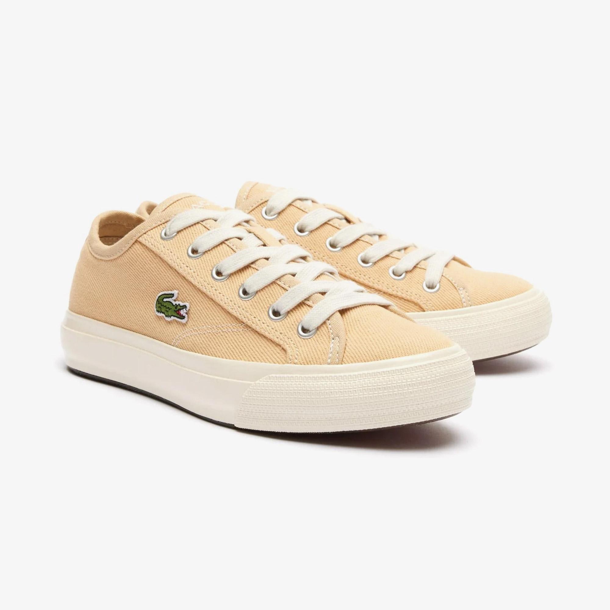 Lacoste Backcourt Kadın Bej Sneaker