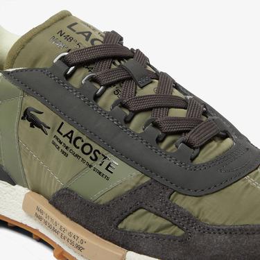  Lacoste Elite Active Erkek Yeşil Sneaker