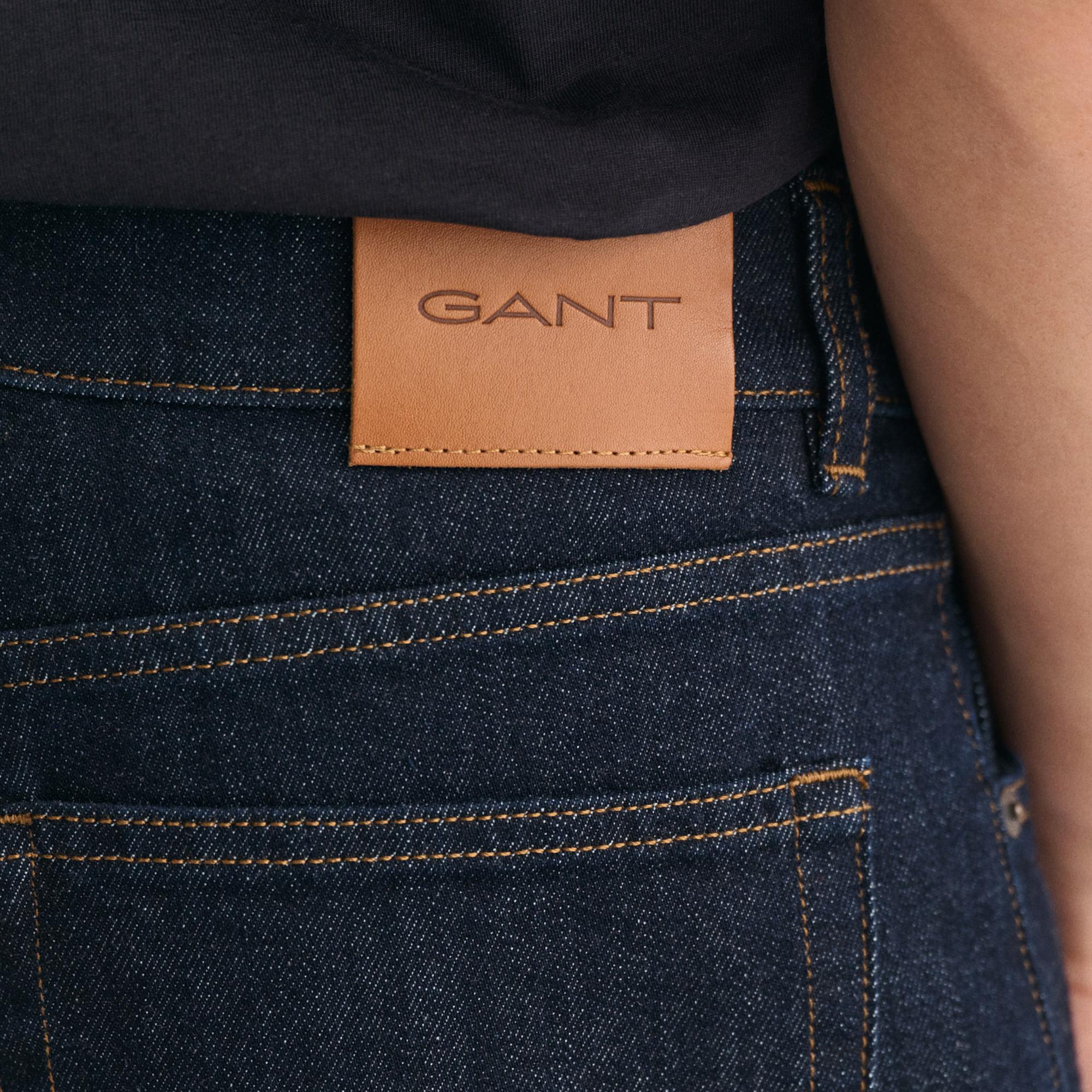 GANT Erkek Lacivert Regular Fit Jean