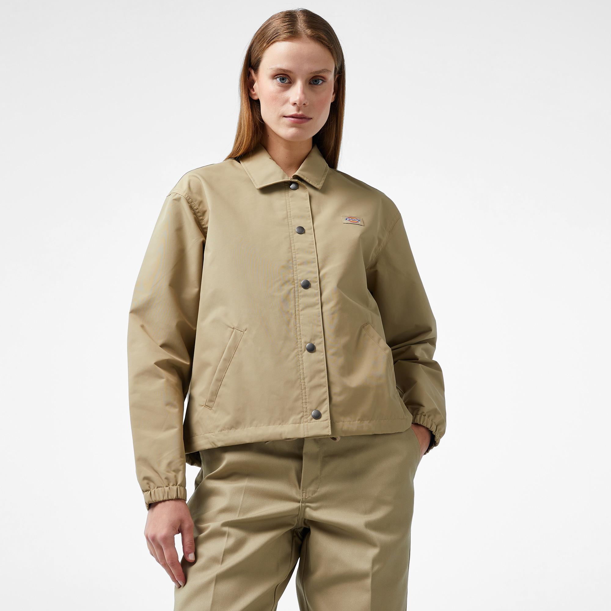 Dickies Oakport Cropped Coach Kadın Haki Ceket