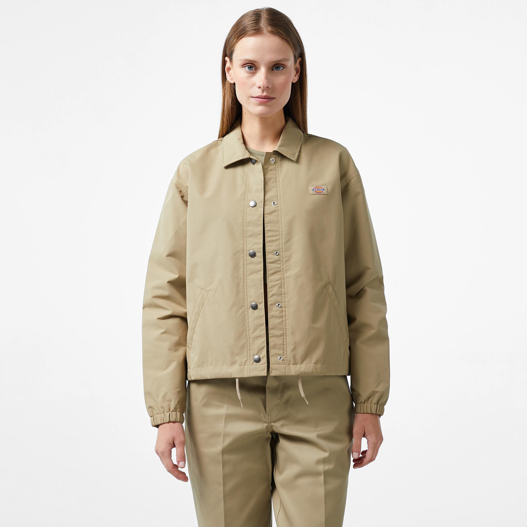 Dickies Oakport Cropped Coach Kadın Haki Ceket