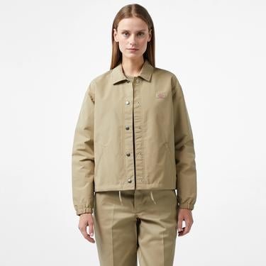  Dickies Oakport Cropped Coach Kadın Haki Ceket