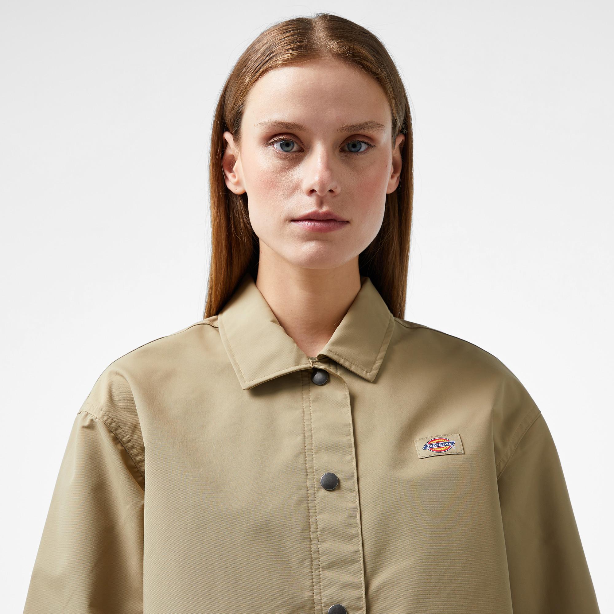 Dickies Oakport Cropped Coach Kadın Haki Ceket