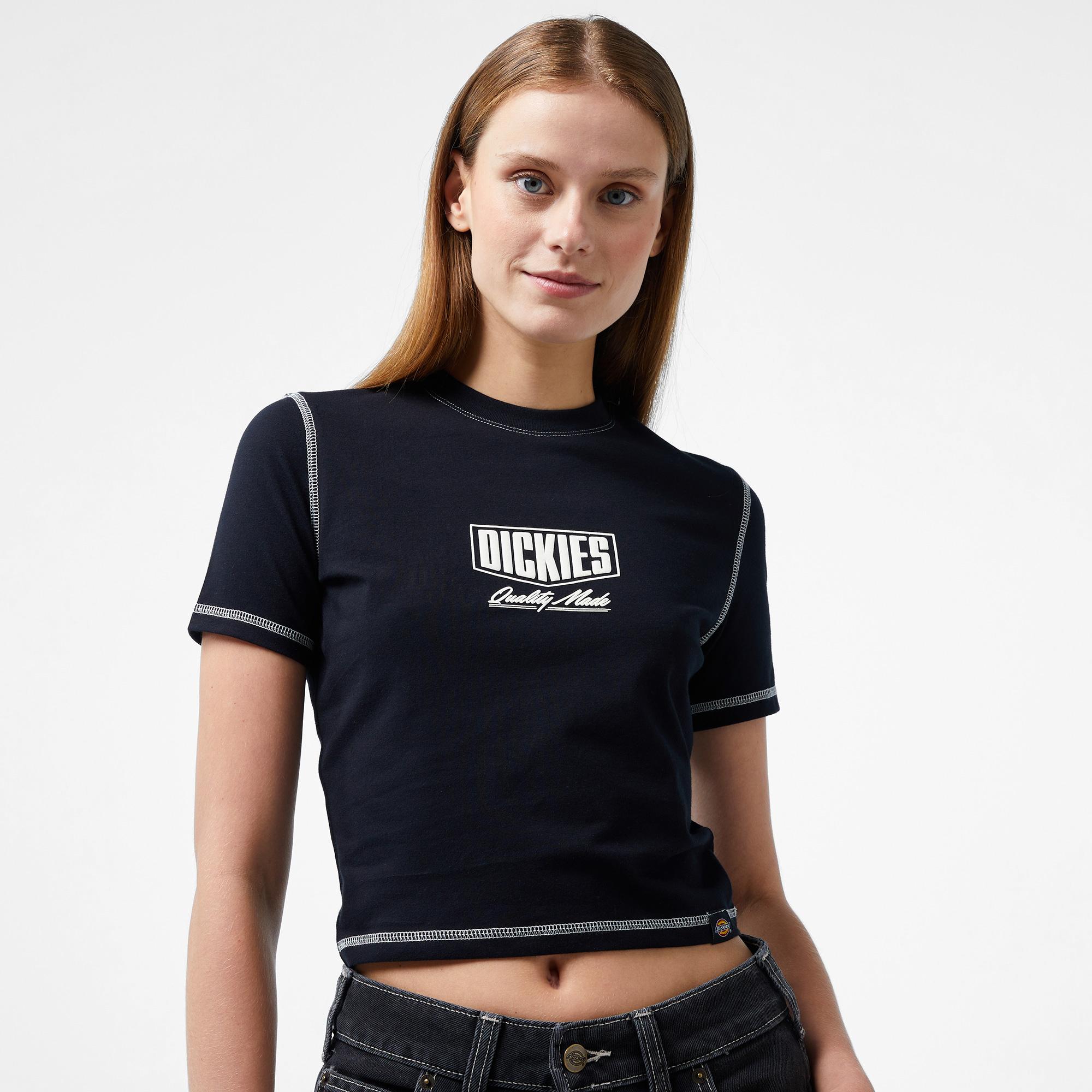 Dickies Philipsburg Slim Kısa Kollu Kadın Siyah T-Shirt